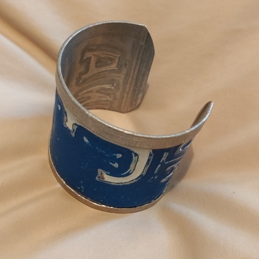 Metal cuff bracelet